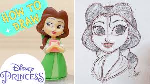 Shop most popular international disney princess sale items on amazon.com by clicking image! How To Draw Belle Disney Princess Youtube