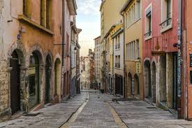 Montee De La Grande Cote Lyon France Lyon France Lyon Street Scenes