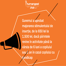 Circa 2300 de persoane cu necesități speciale, beneficiari de alocații, vor primi un ajutor material unic în valoare de 500 lei, în contextul zilei internaționale a listele pentru acordarea ajutorului material au fost perfectate de către direcțiile asistență socială din sectoare, care vor informa beneficiarii despre. Humangest Solutii De Recrutare Guvernul A Aprobat Majorarea Stimulentului De InserÈ›ie De La 650 Lei La 1 500 Lei DacÄƒ PÄƒrintele Revine In Activitate PanÄƒ La Varsta De 6 Luni A