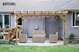 Pergolas and other overhead structures are subject to building codes. Make Your Own Outdoor Pergola Curtains A Beautiful Mess