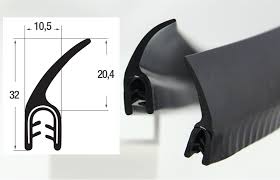 Gerne beraten wir sie auch persönlich, wenn sie unsicher sind, welches profil für. Df5 Epdm Kantenschutz Dichtungs Fahnen Profil Gummi Dichtung Klemmbereich 2 4 Mm