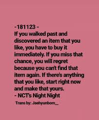 Kumpulan lagu nct life trans tv full album. Nct Night Night Nctnightnight Quotes