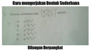 Kamu telah berkenalan dengan bilangan berpangkat—lebih tepatnya lagi, bilangan berpangkat bulat positif, negatif, dan nol. Bilangan Pangkat Sederhana Pasti Keluar Di Ujian Nasional Youtube