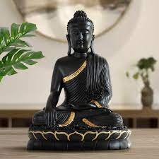 This meditating buddha emanates feelings of serenity, tranquility, peace and well being. Resin Statuette Bouddha Large Buddha Decor Home Decor Buddha Statue Home Decoration Accessories For Living Room Buddha Figurine Statues Sculptures Aliexpress
