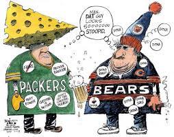 More than just a rivalry this week as if the rivalry between the green bay packers and the chicago bears weren't enough, today's game lays everything on the line for the packers and certainly for the bears. Bears All The Way Packers Vs Bears Green Bay Packers Funny Chicago Bears Funny
