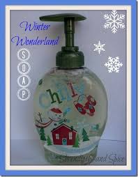 Winter Wonderland Soap Dispenser Tutorial Serendipity And Spice Embracing Life With Melissa Llado Winter Wonderland Soap Dispenser Glass Soap Dispenser