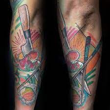 The food tattoo of a hot dog below is perfectly done and looking so real like it's a physical hot dog. 50 Sushi Tattoo Designs For Men Japanese Food Ideas Tattoo Designs Men Tattoo Designs Tattoos