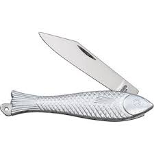 Mikov Fish Knife Taschenmesser Im Fisch Design Mit 5 5 Cm Edelstahlkl 9 40