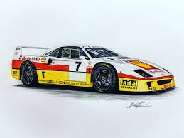 1163, modena, italy, companies' register of modena, vat and tax number 00159560366 and share capital of euro 20,260,000 Ferrari F40 Gt Monteshell Drawing Supercar By Filo Draw To Drive