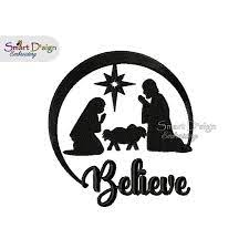 See more ideas about embroidery patterns, embroidery, redwork embroidery. Believe Christmas Nativity Scene Machine Embroidery Design Smart D Sign