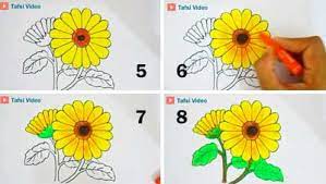 Gambar mewarnai bunga matahari untuk anak paud dan tk gambar berikut adalah gambar mewarnai bunga yaitu bunga matahari yang sangat sederhana dan mudah gambar ini gambar bunga matahari untuk diwarnai cara mewarnai bunga. Cara Mudah Menggambar Bunga Matahari