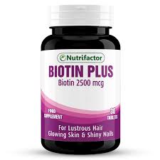 You're probably already getting the daily recommended amount of biotin. Nutrifactor Biotin Plus 2500mcg