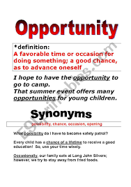 Image result for OCCASION AND OPPORTUNITIES