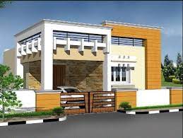 Tamilnadu House Elevation Designs Desain Rumah Desa Desain Rumah Eksterior Desain Depan Rumah
