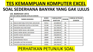 Demikianlah pembahasan yang dapat kami. Tes Microsoft Excel Untuk Seleksi Lamaran Kerja Youtube