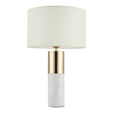 Upton Marble Table Lamp White And Gold Table Lamp Lamp Modern Table Lamp