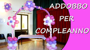 Un'ottima idea per gli addobbi di compleanno per un nonno o una nonna che compiono 60 anni è che tutti i nipotini si organizzassero per creare qualcosa. Addobbo Per Festa Di Compleanno Decorazioni Con Palloncini Per Compleanno Youtube