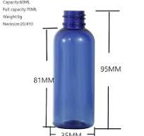 60ml 2oz empty boston round pet plastic mist spray bottle ...