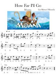 Flowkey provides a fun and interactive tool! How Far I Ll Go Chorus In C Major Original In E Major Guitar Chords And Lyrics Guitar Songs Teaching Music