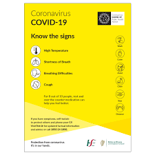 Tracking the global coronavirus outbreak. Coronavirus Know The Symptoms Hse Sign Covid 19 Posters