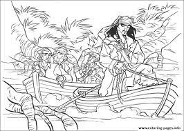 It is easy to give: Jack Is Riding A Vessel Pirates Of The Caribbean Coloring Pages Printable