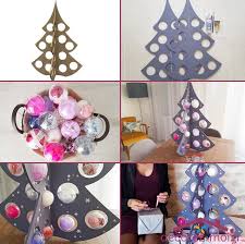 Tuto Diy Deco Grand Sapin Calendrier De L Avent En Bois A Decorer Peinture Gris Boules En Plastique Stic Calendrier De L Avent Calendrier De L Avent 3d Diy