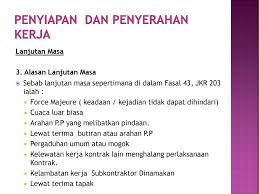 Menyampaikan surat permohonan 112010) sebab permohonan lanjutan masa. Bab 2 Amalan Pengurusan Pembinaan Ppt Download