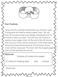 Free Stem Activity Paper Chain Stem Challenge Digital For Distance Learning Teaching Stem Stem Lesson Stem Challenges