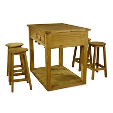 rustic kitchen island with stools