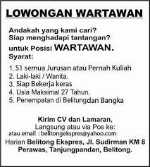 Contoh lowongan kerja restoran dalam bahasa inggris. 5 Contoh Iklan Lamaran Pekerjaan Dan Gambar Lengkap Yukampus