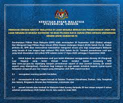 · melahirkan taat setia rakyat yang tidak berbelah bagi kepada pemimpin yang dipilih. Hebahan Kepada Rakyat Malaysia Di Luar Negara Berkaitan Permohonan Undi Pos Luar Negara Di Bawah Kategori 1b Bagi Pilihan Raya Umum Pru Dewan Undang Announcements Portal