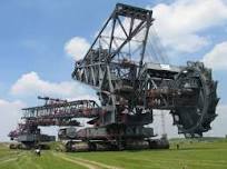 Meet the 31 million-pound bucket wheel excavator. The largest land vehicle ever built