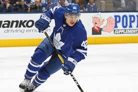Trevor moore (born march 31, 1995) is an american professional ice hockey left winger currently playing for the los angeles kings of the national hockey league (nhl). Watch Trevor Moore Gets His First Nhl Goal For The Maple Leafs Pension Plan Puppets
