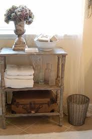 vintage bathroom touches vintage bathroom shabby chic accent table vintage bathrooms