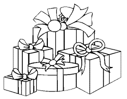 Christmas is the time of year when we eat. Gift Coloring Page Coloring Home