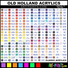 old holland classic acrylic paint colors old holland