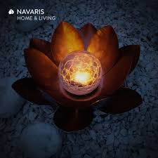 Navaris Led Solar Lotus Laterne Wiederaufladbar Lotusblute Solarlampe Garten Deko Solarleuchte In 2020 Solarleuchten Solarlampe Lampe
