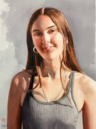 A self-portrait to end 2018 😅 Daniel Smith watercolors