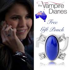 Elena Gilbert Ring The Ring Vampire Diaries The Vampire Diaries Elena  Gilbert Lapis Lazuli Daylight Sunlight