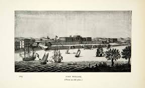 1898 Print Fort William Calcutta India ...