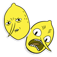 Amazon.com: Popfunk Adventure Time Lemongrab Collectible Stickers : Toys &  Games