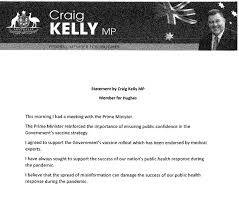 Craig kelly (born 29 september 1963) is an australian politician, serving as the member for the division of hughes in the australian house of representatives since the 2010 federal election. Q9yhazso9cyq M