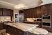 Modern Walnut And White Kitchen