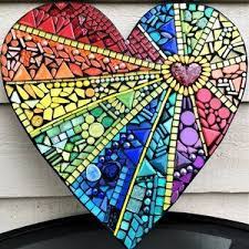Mosaic Art Rainbow Dish With Spiral Motif Platter Mosaic Etsy In 2021 Mosaic Art Projects Mosaic Crafts Mosaic Artwork