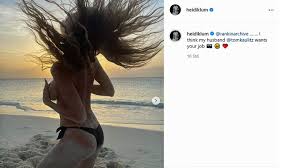 She looks especially long and lean in the. Vip News Heidi Klum Zeigt Stolz Ihre Tochter Leni Stern De