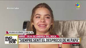 Anna chiara del boca denunció por abuso sexual y corrupción de menores a su padre, ricardo. Anna Chiara Hija De Andrea Del Boca Sufri Mucho Bullying Youtube