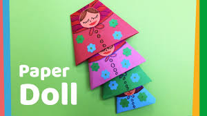 Here are 30 name activities for preschoolers or toddlers to get excited about the letters in their name. How To Make Paper Doll Easy Nested Doll For Kids Youtube