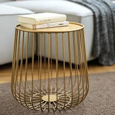 Elephance round coffee table with storage, 35.8 inch rustic wood coffee table with strong metal frame for living room, dining room, cocktail table, round sofa table (almond) 4.6 out of 5 stars. Round Metal Frame Side Table Side Table Coffee Table Furniture