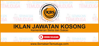 Anda ingin bekerja di sektor kerajaan? Jawatan Kosong Kerajaan Kementerian Belia Dan Sukan Jawatan Kosong Kerajaan Terkini Semakan Temuduga