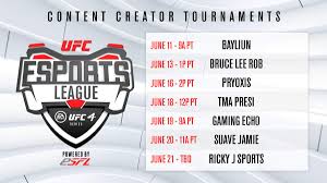 Ea ufc 4 reveal could be coming next month. Esfl Esflgaming Twitter